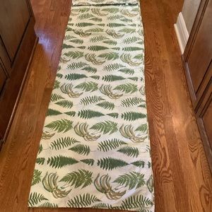 King Sheet Set Green Palm Tree Leaves Fern Bedsheet  Set 4 pc #ES086